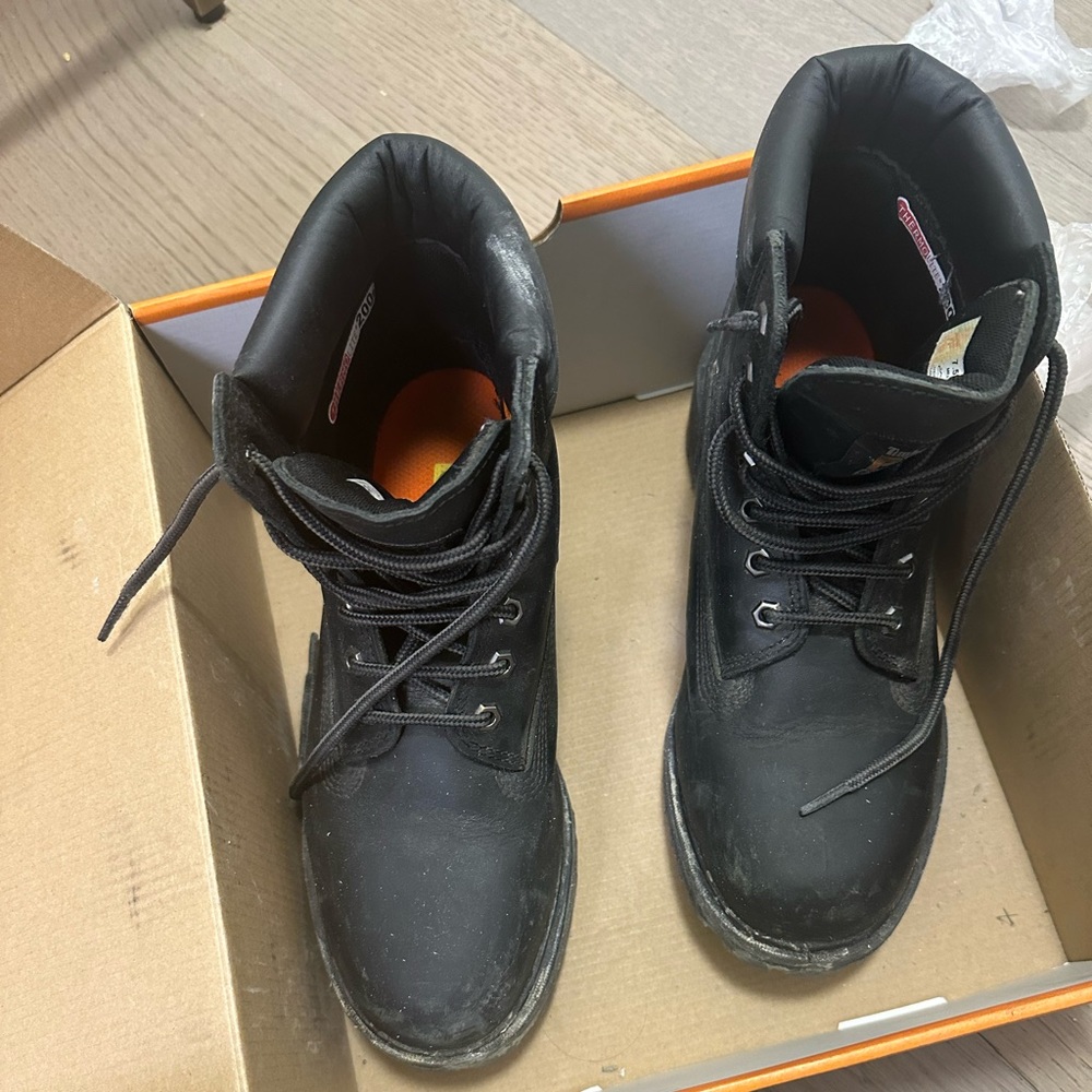 Timberland waterproof work boots steel toe